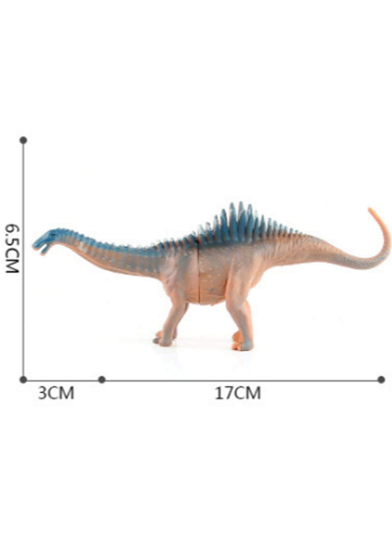 8 Inch Amargasaurus, Realistic Jurassic Dinosaur Model Toy, Plastic Educational Prehistoric Animal Model For Kids And Toddlers - Image 2